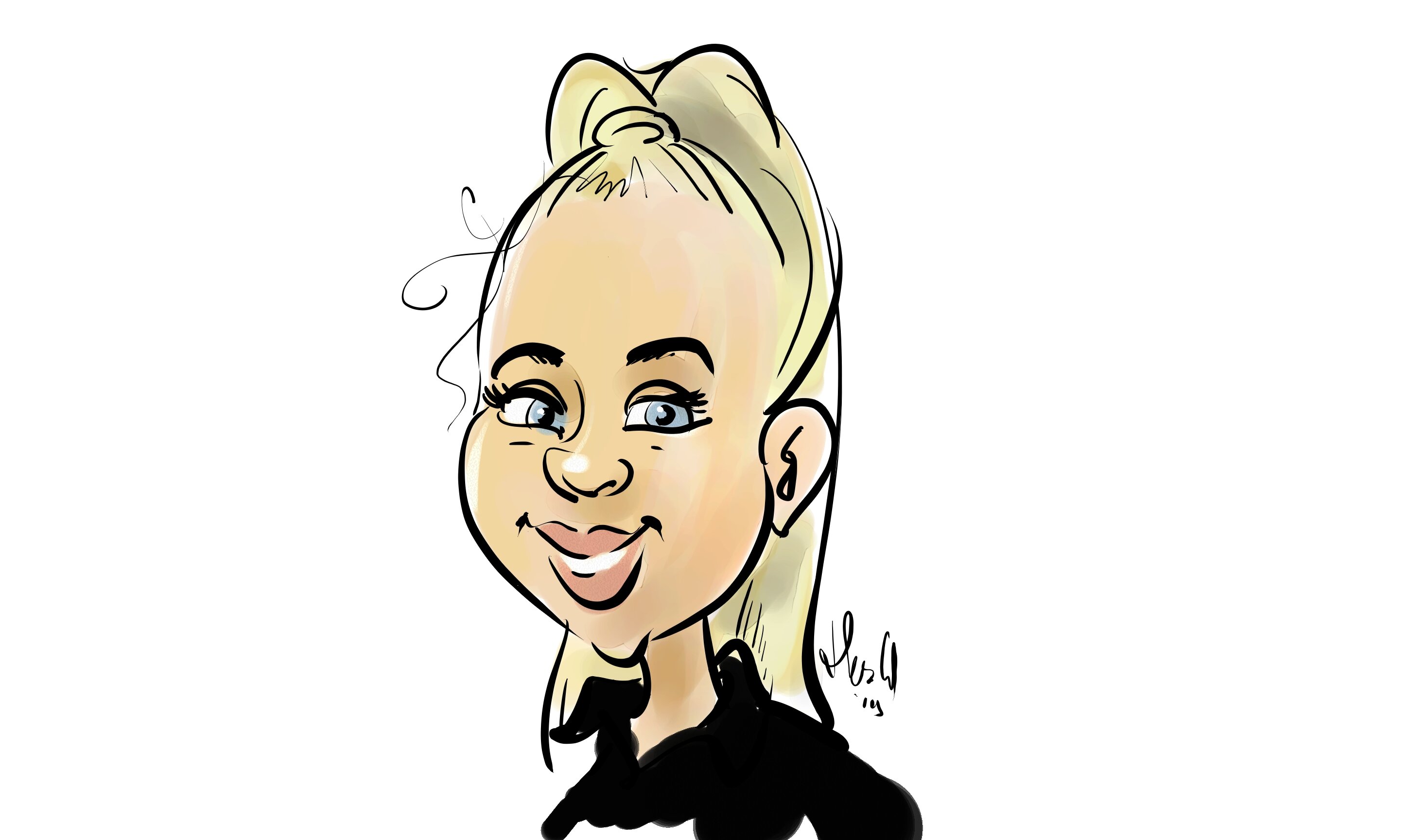 Caricatures Birthday Jochem 35 years
