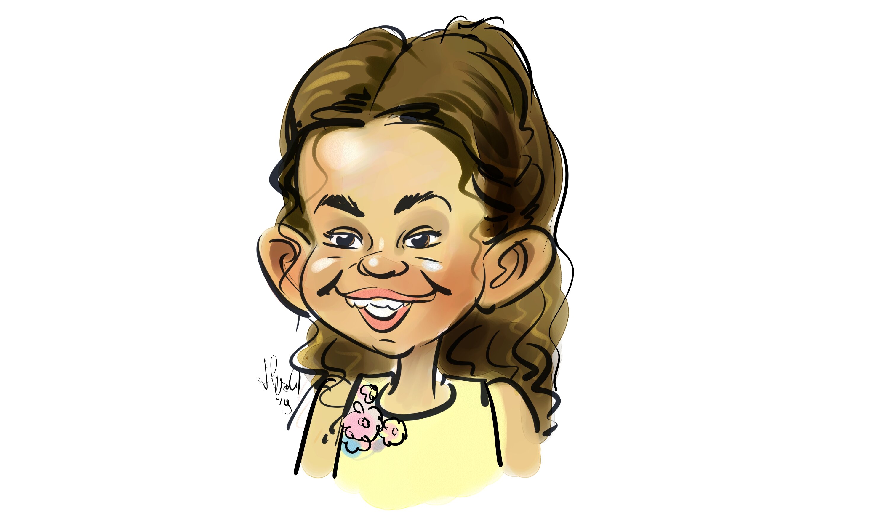 Caricatures Birthday Jochem 35 years