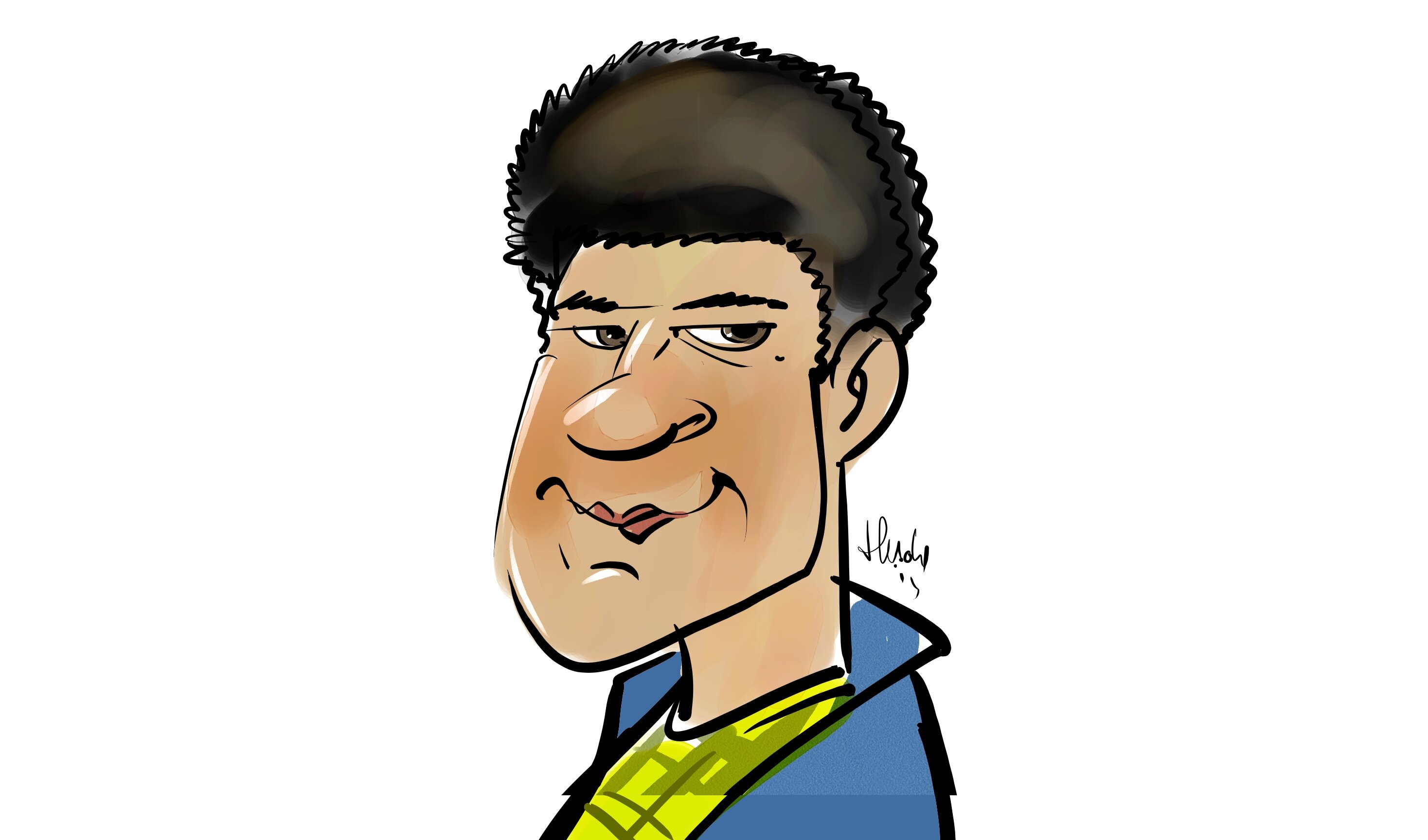Caricatures Birthday Jochem 35 years