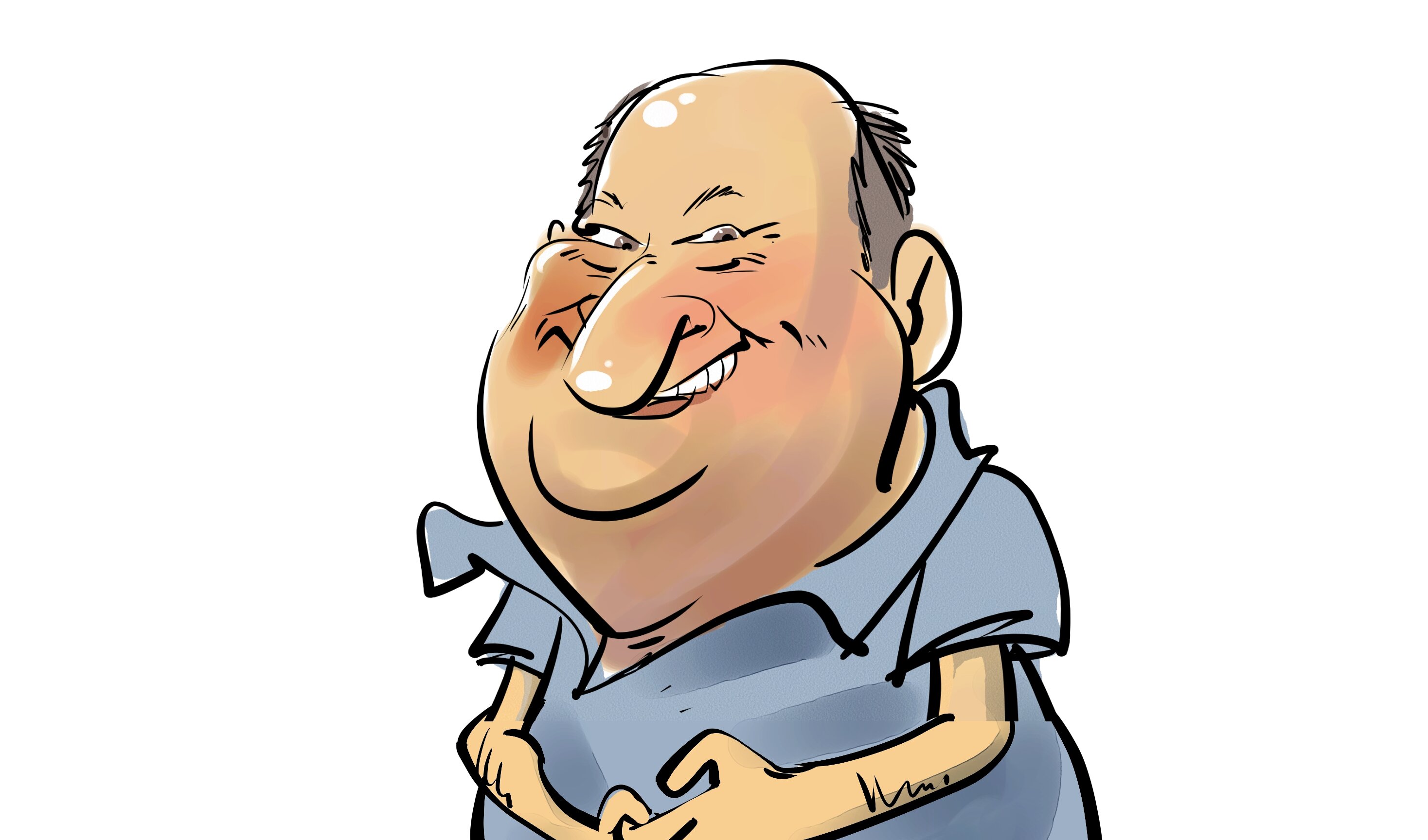 Caricatures Birthday Jochem 35 years