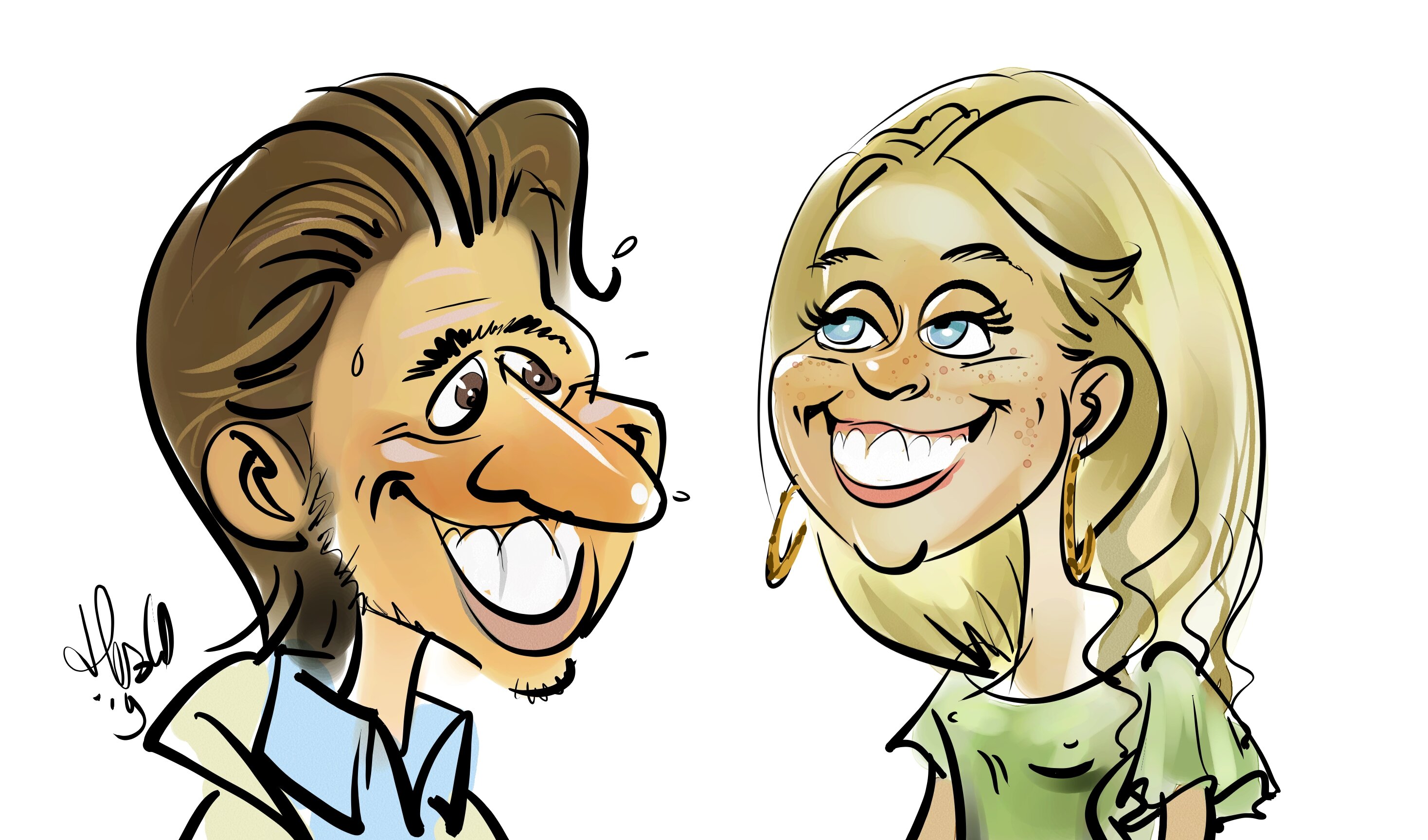 Caricatures Birthday Jochem 35 years