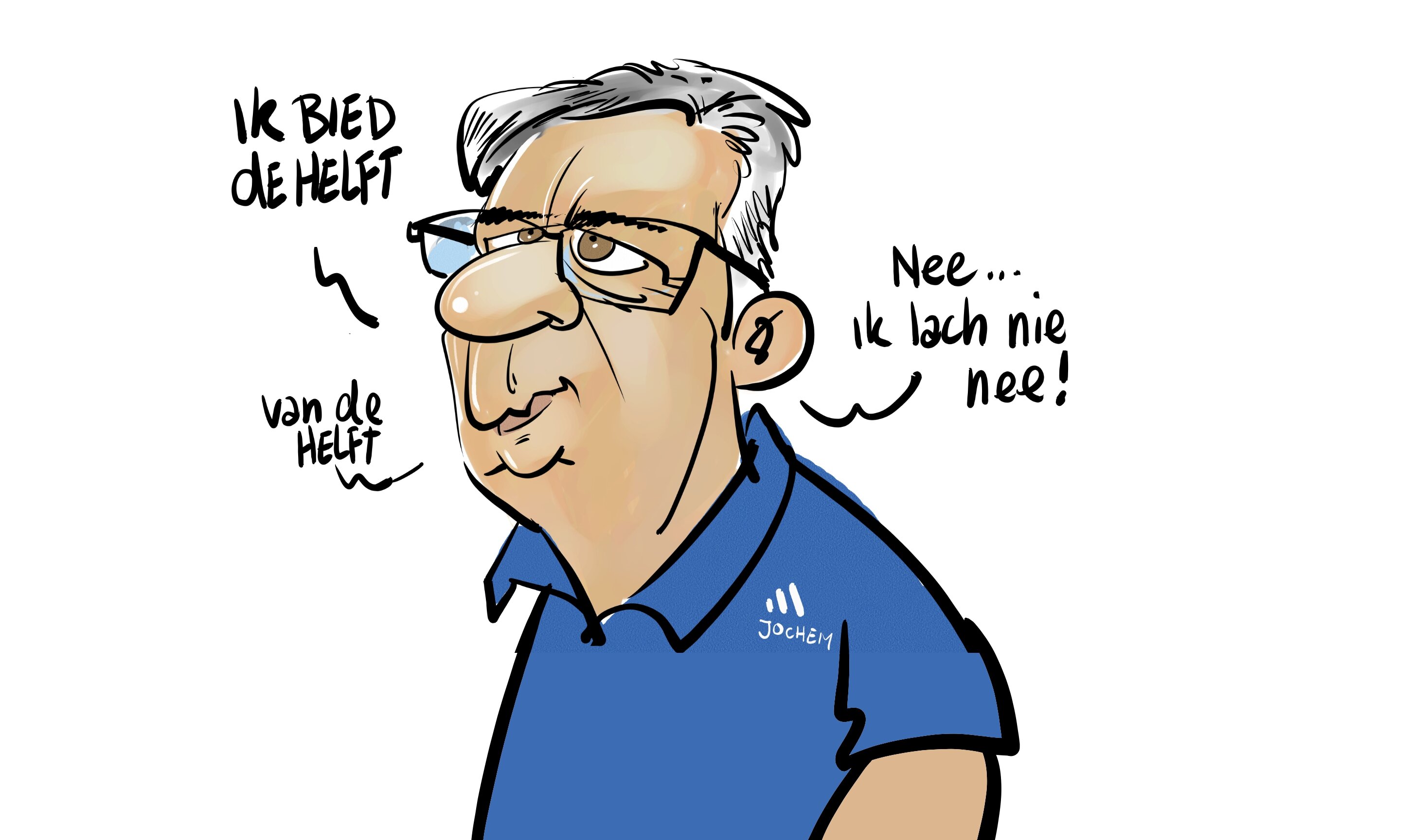 Caricatures Birthday Jochem 35 years