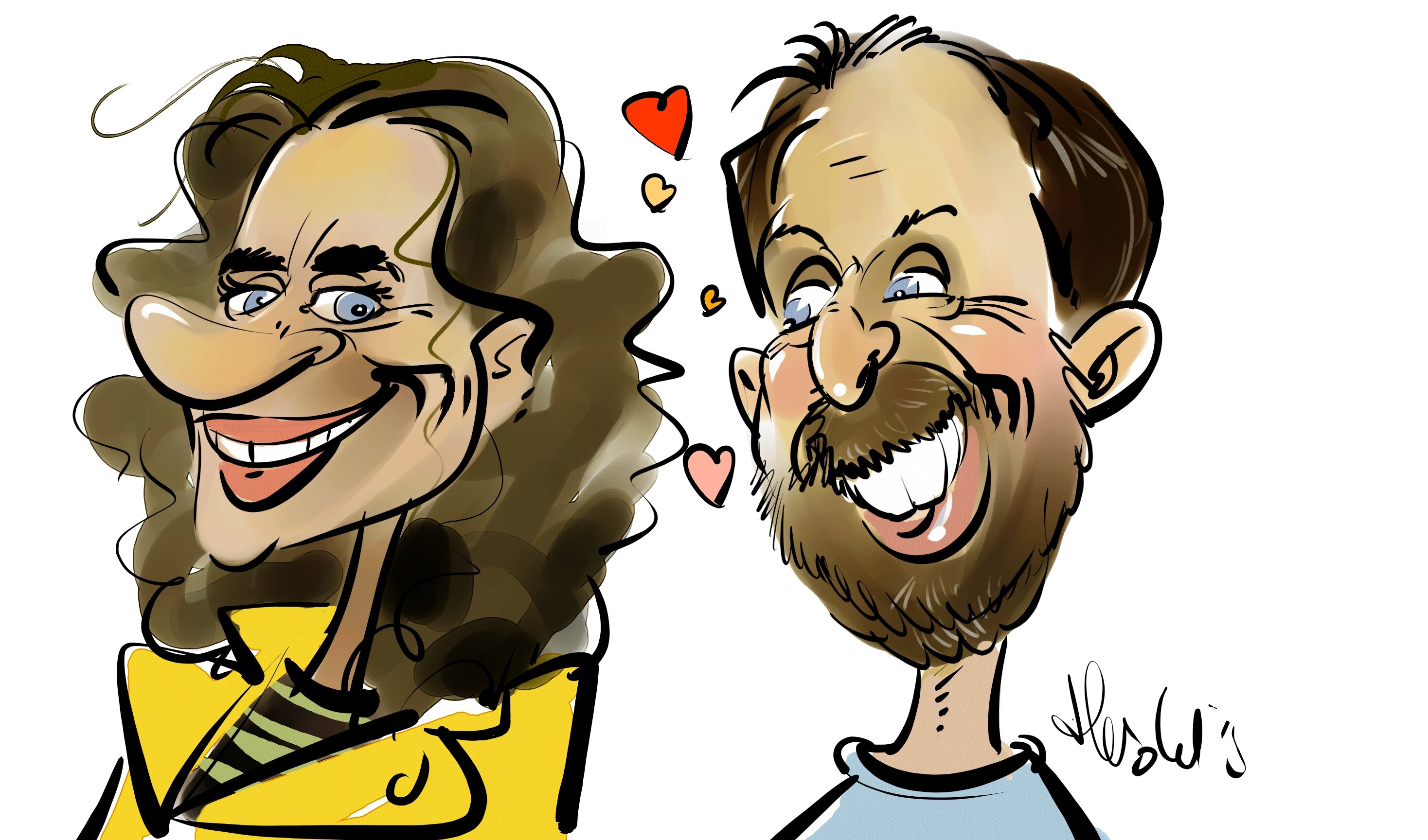 Caricatures Birthday Jochem 35 years