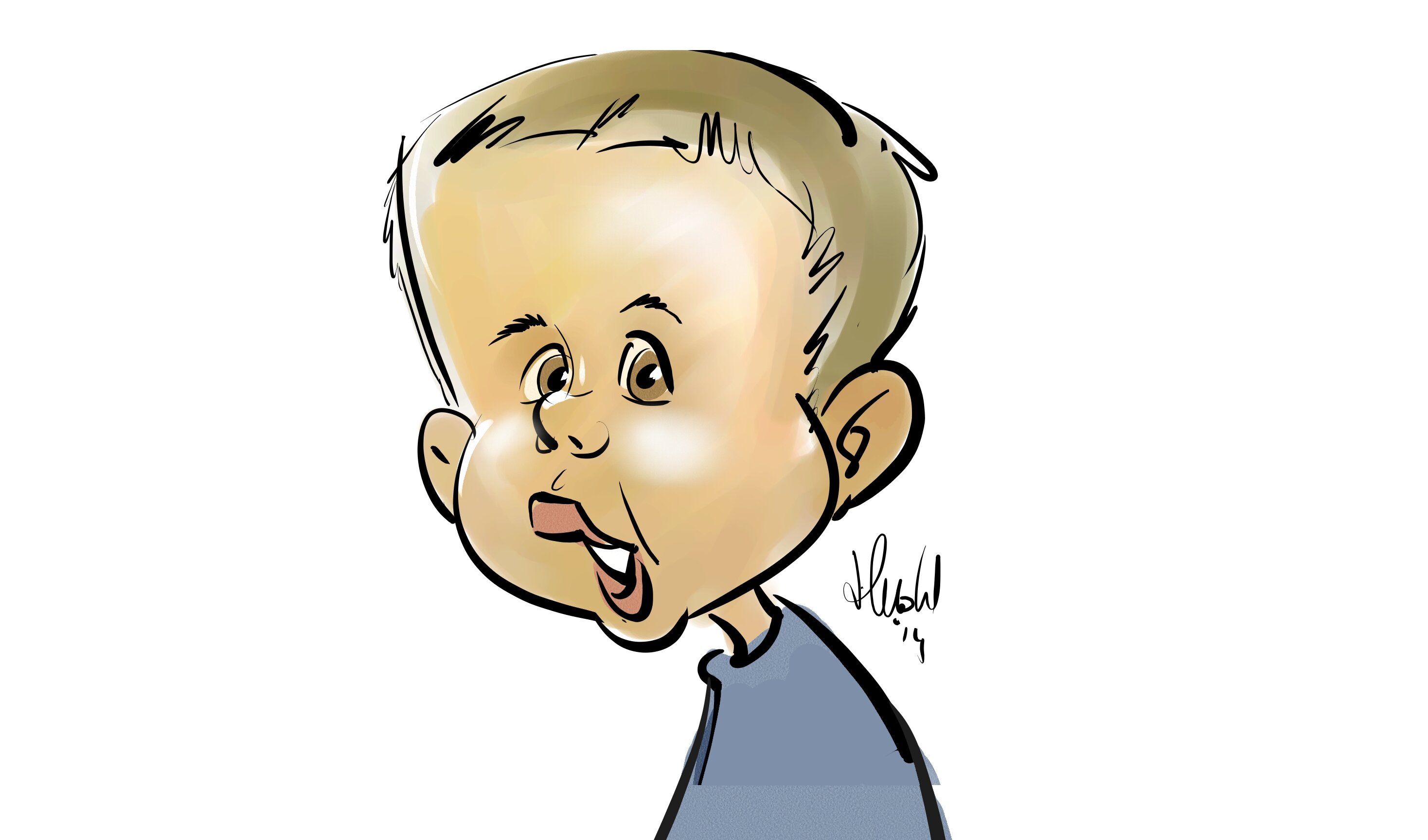 Caricatures Birthday Jochem 35 years