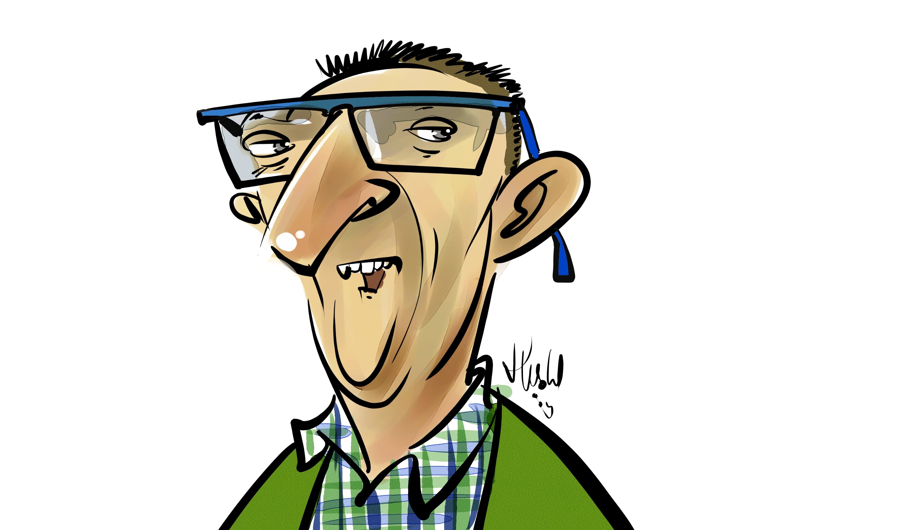 Caricatures Birthday Jochem 35 years