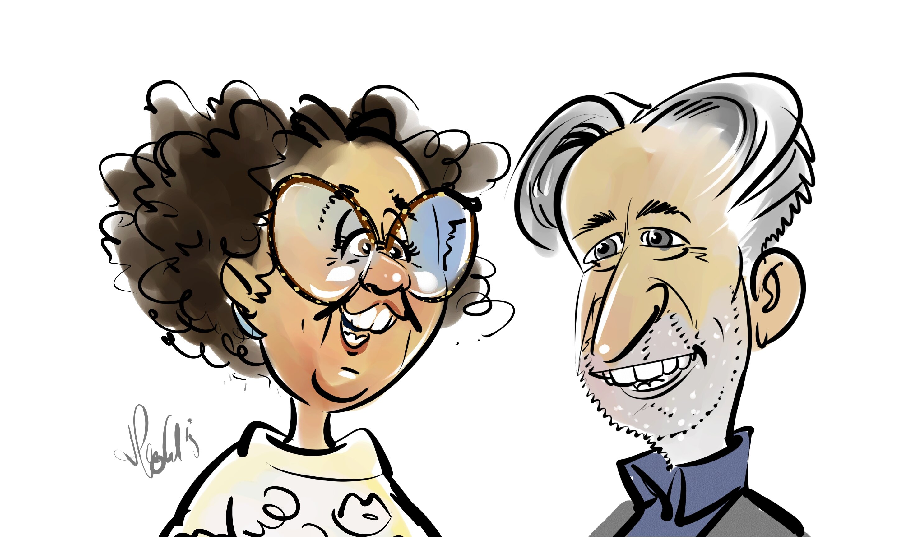 Caricatures Birthday Jochem 35 years